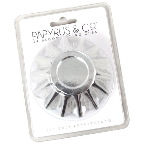 Bloom Baking Cups Silver 25pcs