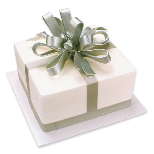 Silver Edible Shimmer Ribbons 6 strips