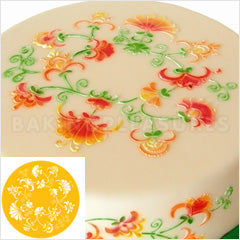 Small Crewel Ring Cake Top Stencil