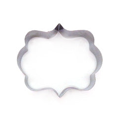 Small Elegant Plaque Stainless Steel Cookie Cutter