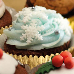 Christmas Snowflake Plunger Cutters 3pcs