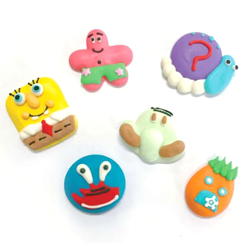 Edible Cupcake Toppers Decorations SpongeBob SquarePants 6pcs