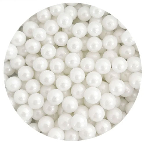 SPRINK'D | 8MM SUGAR BALLS PEARL | WHITE | 60G