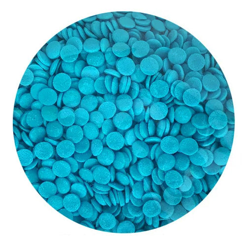 Sprinkd Blue Confetti Sequins 7mm Sprinkles 90g
