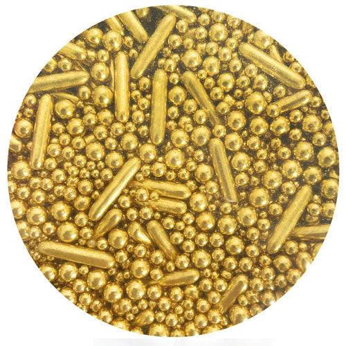 Sprink'd | Gold Metallic Mix Sprinkles | 60g