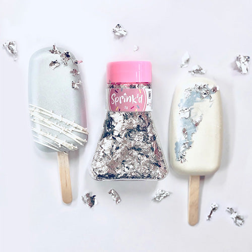 Sprinkd Loose Silver Leaf Flakes 2g