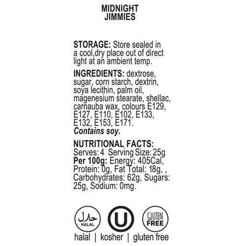 Sprinkd Midnight Jimmies Sprinkles 100g