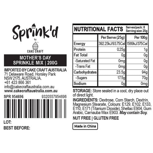 Sprinkd Bento Sprinkles Mothers Day 200g