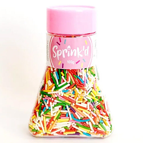 Sprinkd Rainbow Jimmies Sprinkles 100g
