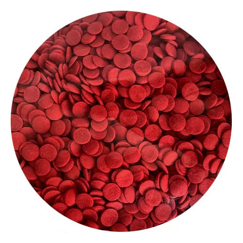 Sprinkd Red Confetti Sequins 7mm Sprinkles 90g