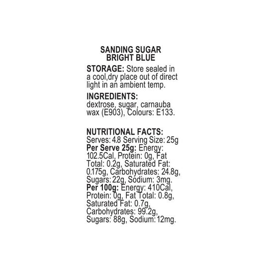 SPRINK'D | SANDING SUGAR | BRIGHT BLUE | 60G