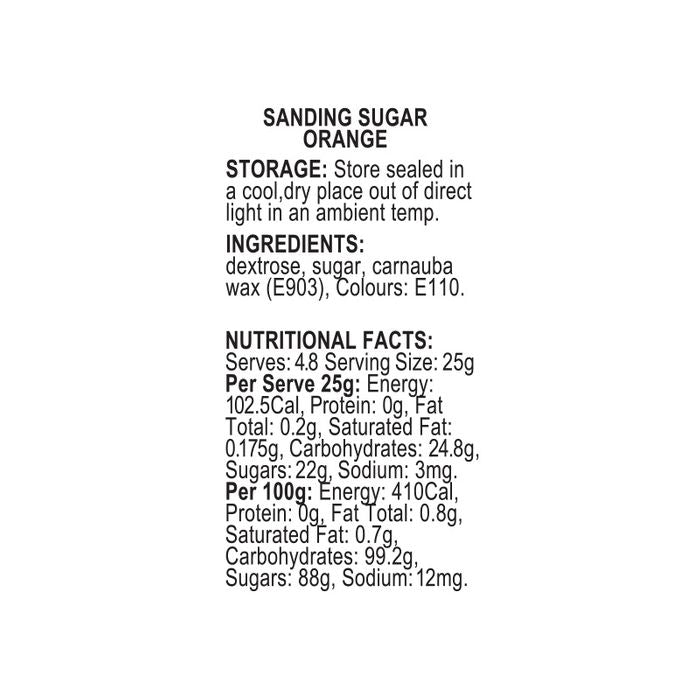 Sprinkd Sanding Sugar Orange 120g