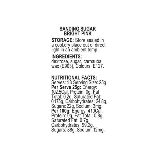 Sprinkd Sanding Sugar Pastel Pink 120g