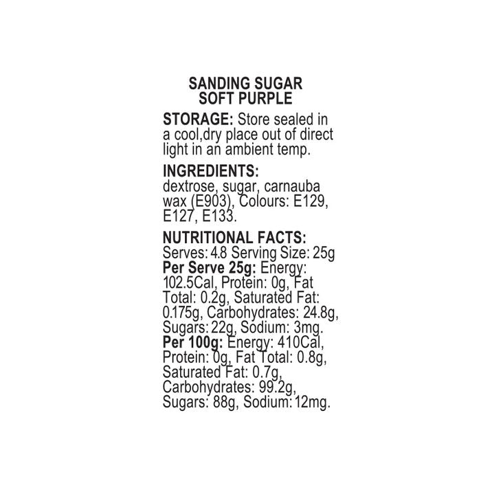 SPRINK'D | SANDING SUGAR | PURPLE | 60G