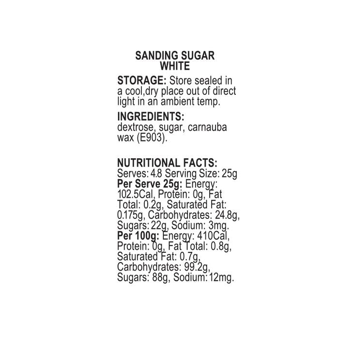 SPRINK'D | SANDING SUGAR | WHITE | 60G