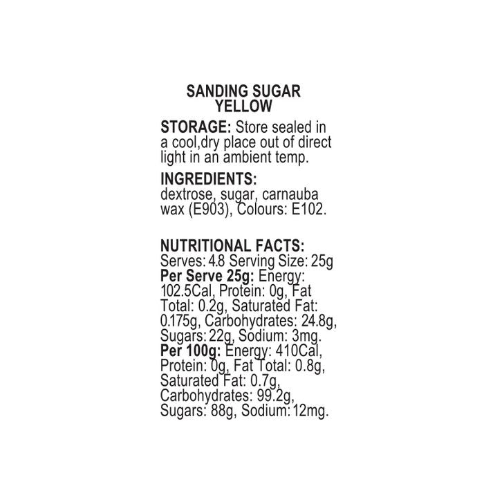 SPRINK'D | SANDING SUGAR | YELLOW | 60G