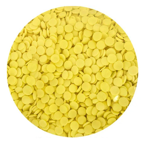 Sprinkd Yellow Confetti Sequins 7mm Sprinkles 90g