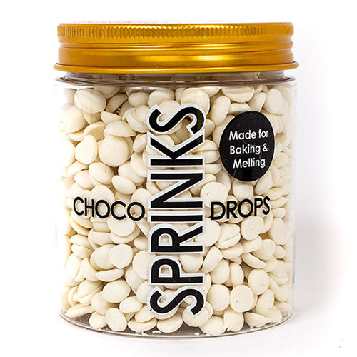 Sprinks Choco Drops Bright White 200g