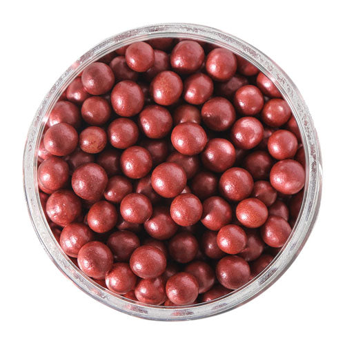 Sprinks Edible Bordeaux Red Cachous Pearls 5mm 85g