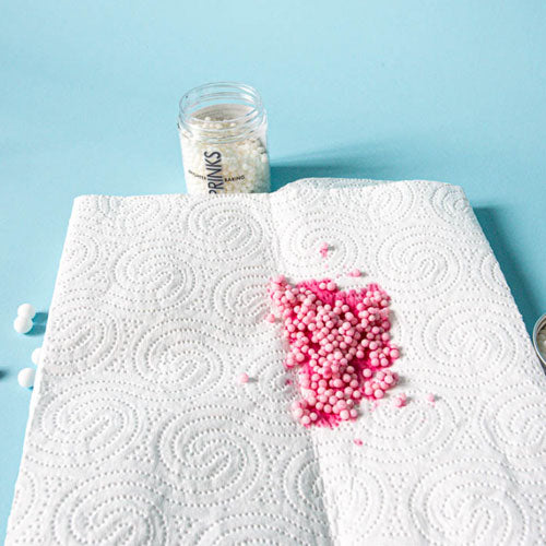 Sprinks Edible Matte White Cachous Pearl Beads 4mm 85g