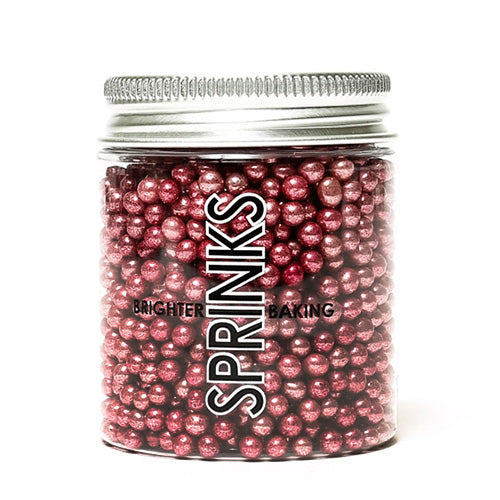 Sprinks Edible Pink Cachous Pearls 4mm 85g