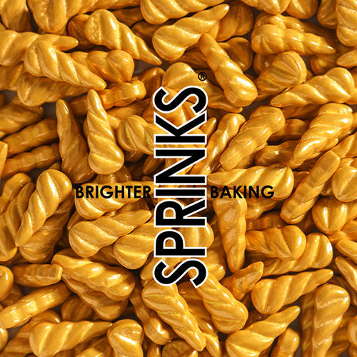 Sprinks Gold Unicorn Horn Sprinkles 75g