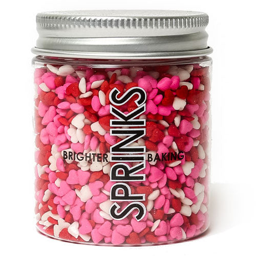 Sprinks Mini Love Hearts Edible Sprinkles 65g