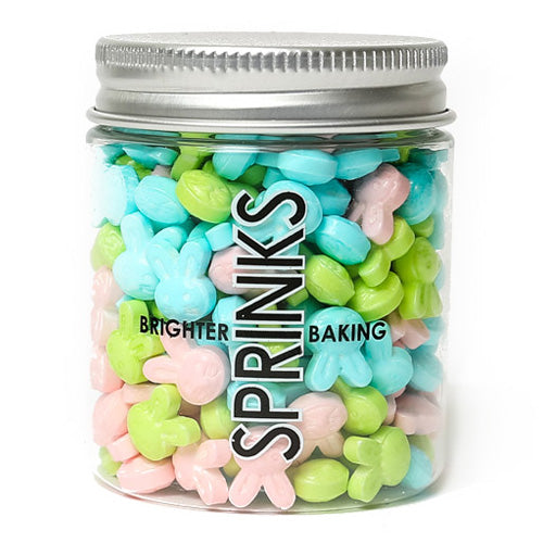 Pastel Easter Bunnies Sprinkles (75g) - by Sprinks