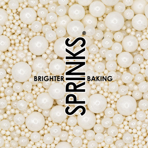 Sprinks Pearl White Bubble Bubble Sprinkles 75g