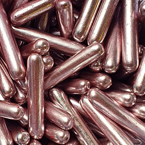 Sprinks Metallic Pink Rods Sprinkles 75g