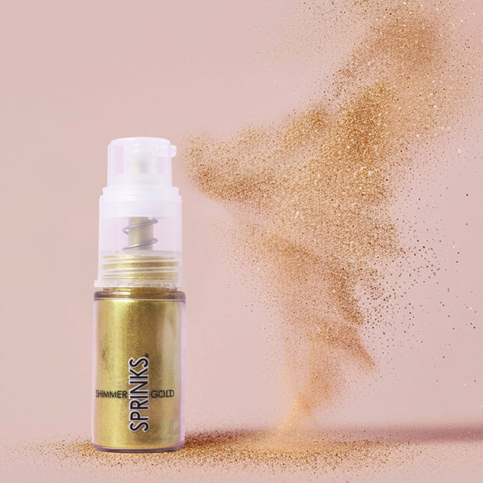 Sprinks Shimmer Dust Pump Spray Gold