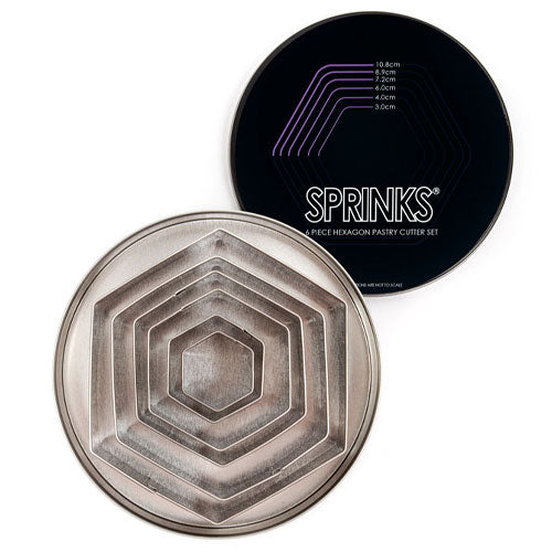 Sprinks Stainless Steel Hexagon Cutter Set 6pcs