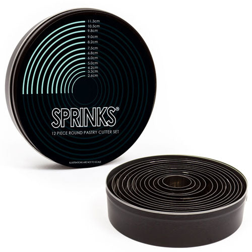 Sprinks Stainless Steel Round Cutter Set 12pcs
