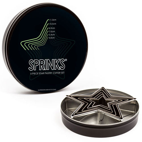 Sprinks Stainless Steel Star Cutter Set 6pcs