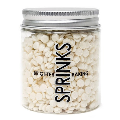 Sprinks White Confetti Sprinkles 60g