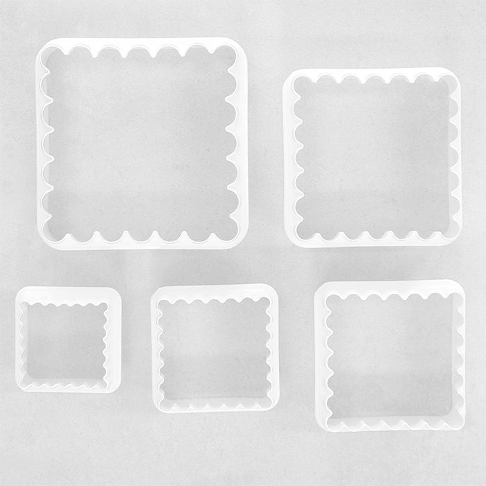 Square Double Sided Cookie Cutter Set 5pcs