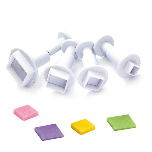Mondo Square Plunger Cutters 4pcs