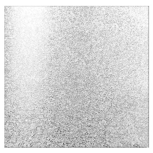 Mondo Square Silver Masonite Cake Board 9 Inch