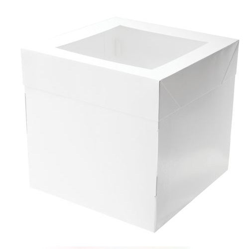 Mondo Square White Cake Box 10 inch (10 inch tall)