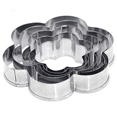 Stainless Steel Flower Cutter Set 5pcs