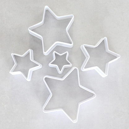 Star Double Sided Cookie Cutter Set 5pcs