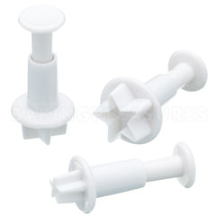 Star Plunger Cutters 3pcs