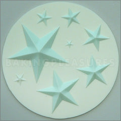 Alphabet Moulds Stars Silicone Mould