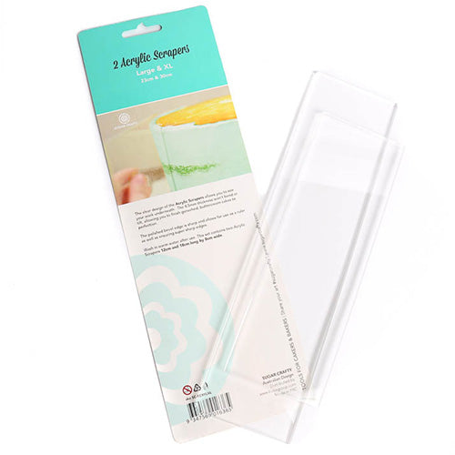 Large & Extra Large Clear Acrylic Scrapers