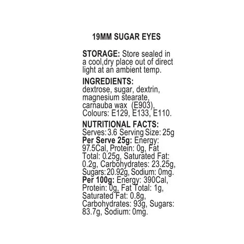 SPRINK'D | SUGAR EYES | 19MM | 60G
