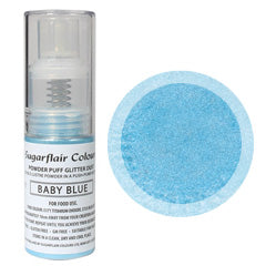 Sugarflair Edible Glitter Dust Spray Baby Blue 10g