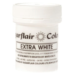 Sugarflair Paste Colour Extra White 50g