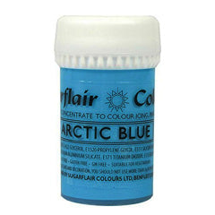 Sugarflair Satin Paste Colour Arctic Blue 25g