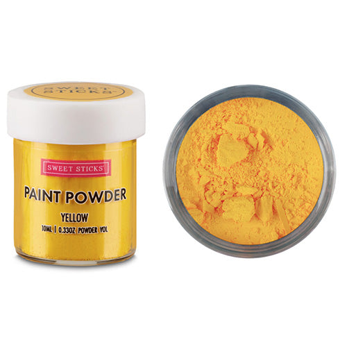 Sweet Sticks Paint Powder Yellow 10ml