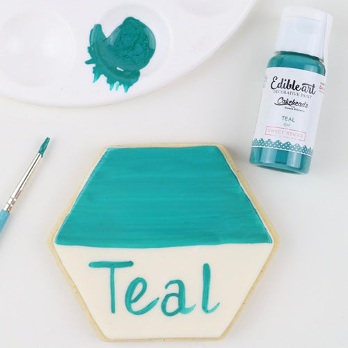 Sweet Sticks Edible Art Paint TEAL 15ml